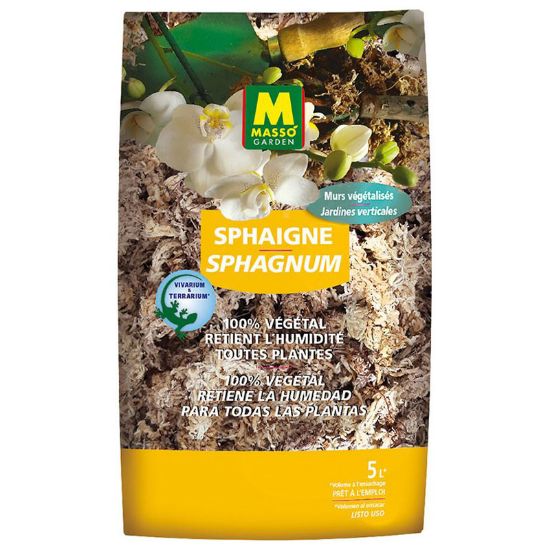 Imagen de Turba de sphagnum 100% vegetal 5 lt