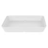 Imagen de Plato cuadrado Capri 35 cm blanco