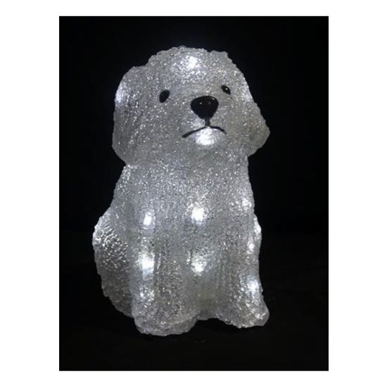 Imagen de Perrito acrílico sentado con luz
