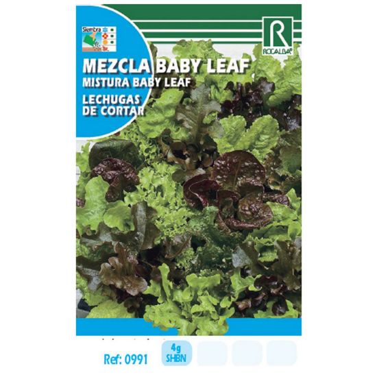 Imagen de Semilla sobre lechuga mezcla Baby Leaf (lechugas de cortar)