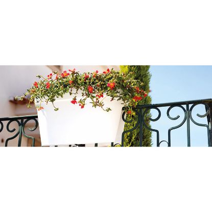 Imagen de Jardinera Capri balcones gris pardo 60 cm
