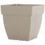 Imagen de Vaso Capri cuadrada alto 40 cm tortora