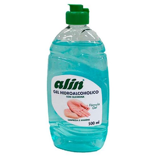 Imagen de Alin gel hidro alcohólico con glicerina 500 ml