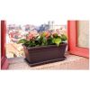 Imagen de Plato rectangular Venezia 40 cm bronce