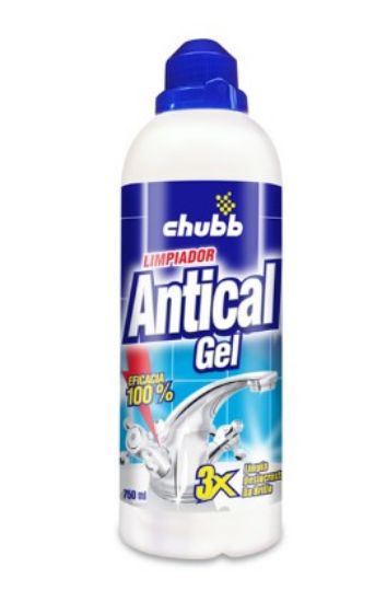 Imagen de Limpiador Antical Gel Chubb 750ml