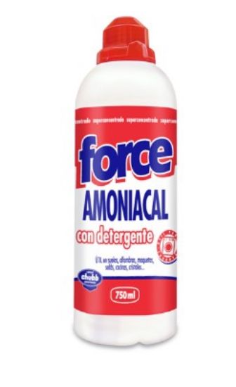 Imagen de Limpiador Amoniaco + detergente Chubb 750ml