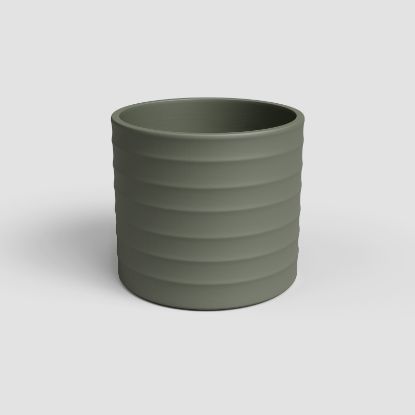 Imagen de Maceta cerámica Chloe Horizontal 26cm Verde Oliva