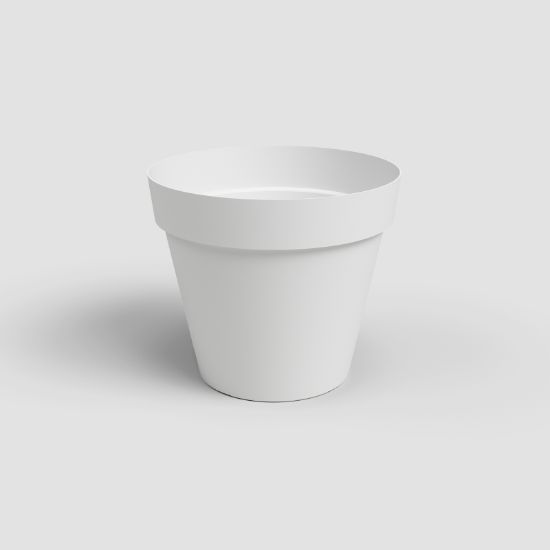 Imagen de Vaso Capri 18 cm blanco