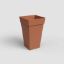 Imagen de Maceta Capri High cuadrada 50 cm terracota