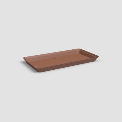 Imagen de Plato rectangular Capri XL 60cm terracota